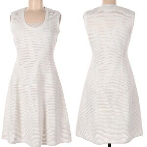 Missoni Abito sheer geometric fit and flare dress
